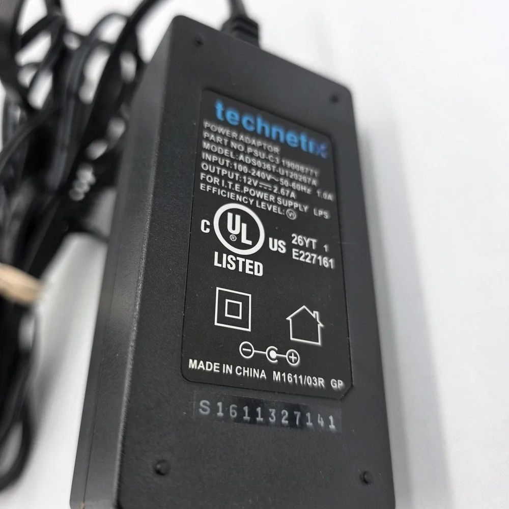 Technetix‎ AC Power Adaptor PSU-C3 19008771 ADS036T-U120267A 100-240V 50-60Hz